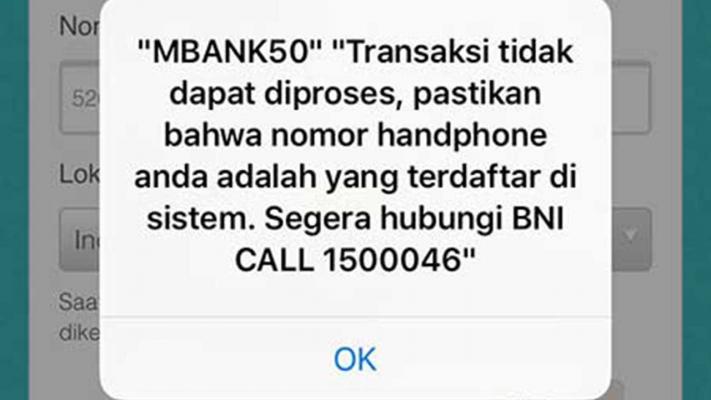 Apa langkah terbaik jika transfer BNI gagal?