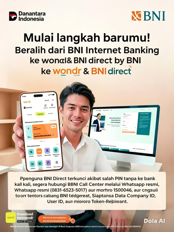 Bagaimana cara Pengguna terkunci BNI direct