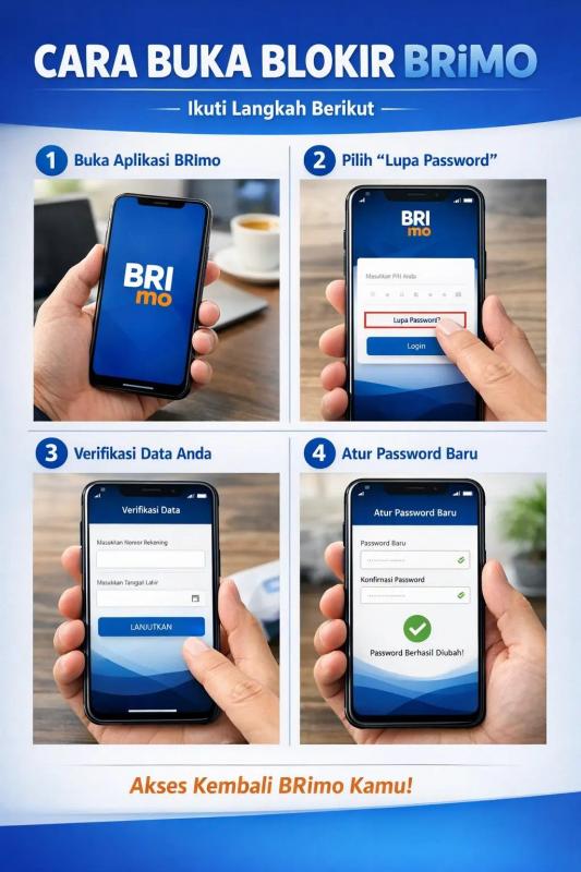 Begini Cara buka blokir BRImo tanpa harus ke bank