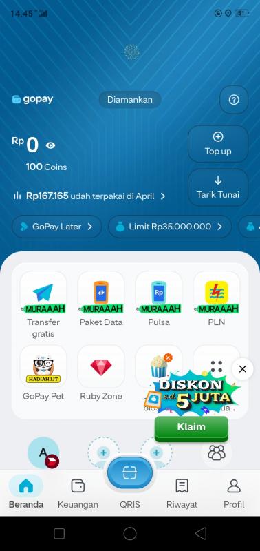 Berikut Cara Menghapus Gopay pinjam & Cara Hapus Data Akun Gopay pinjam 