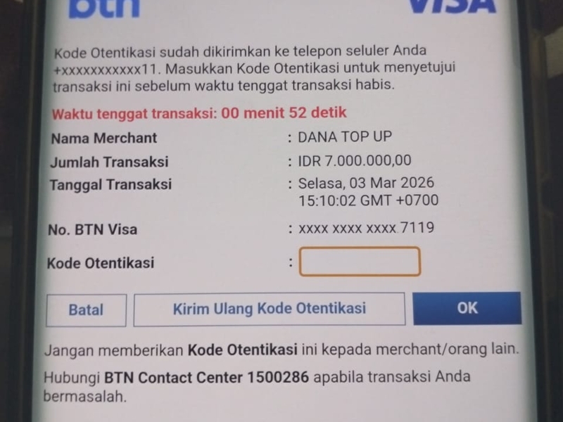 cara buka blokir bank btn