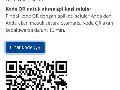 Cara buka Blokir BWS Mobile Banking salah Unsername 
