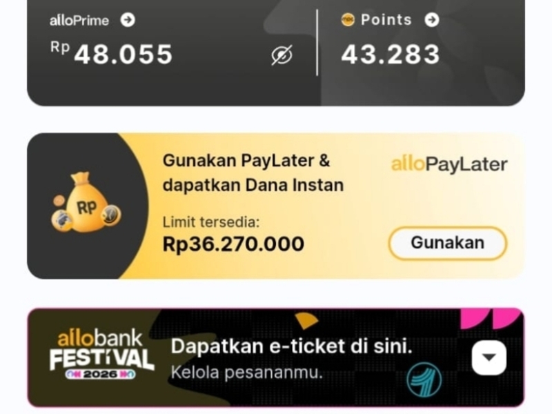 cara hapus akun allo paylater