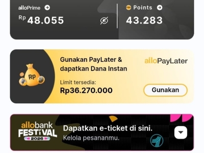 cara hapus data akun Allo paylater