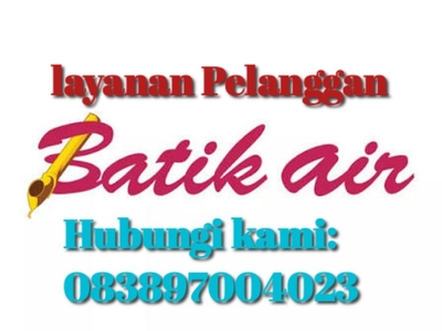 Cara Koreksi Nama di Tiket Batik Air