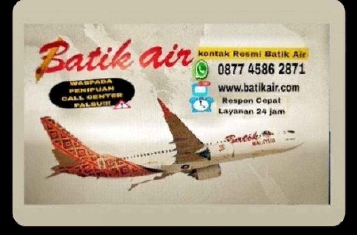 Cara koreksi Nama Tiket Batik Air 
