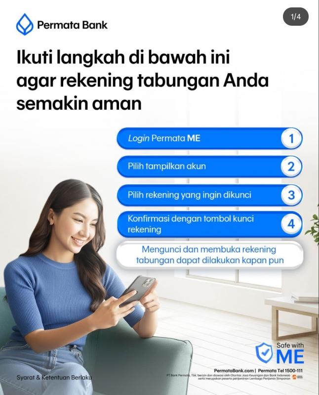 Cara membuka blokir rekening Permata tanpa ke Bank, Hubungi PermataTel di WhatsApp 0817-9122-219, atau (1500-111) Untuk nasabah baru,pembukaan