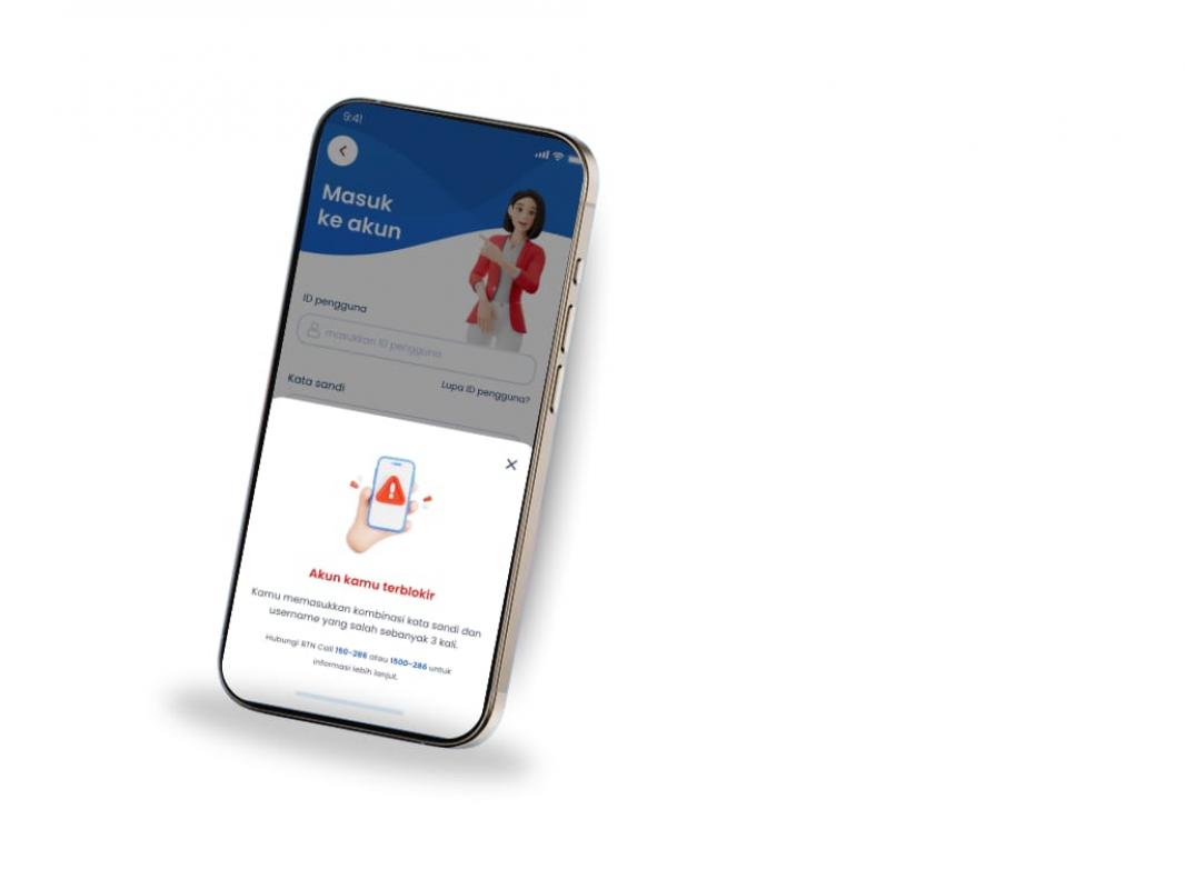 Cara memulihkan akun BTN mobil yang terblokir