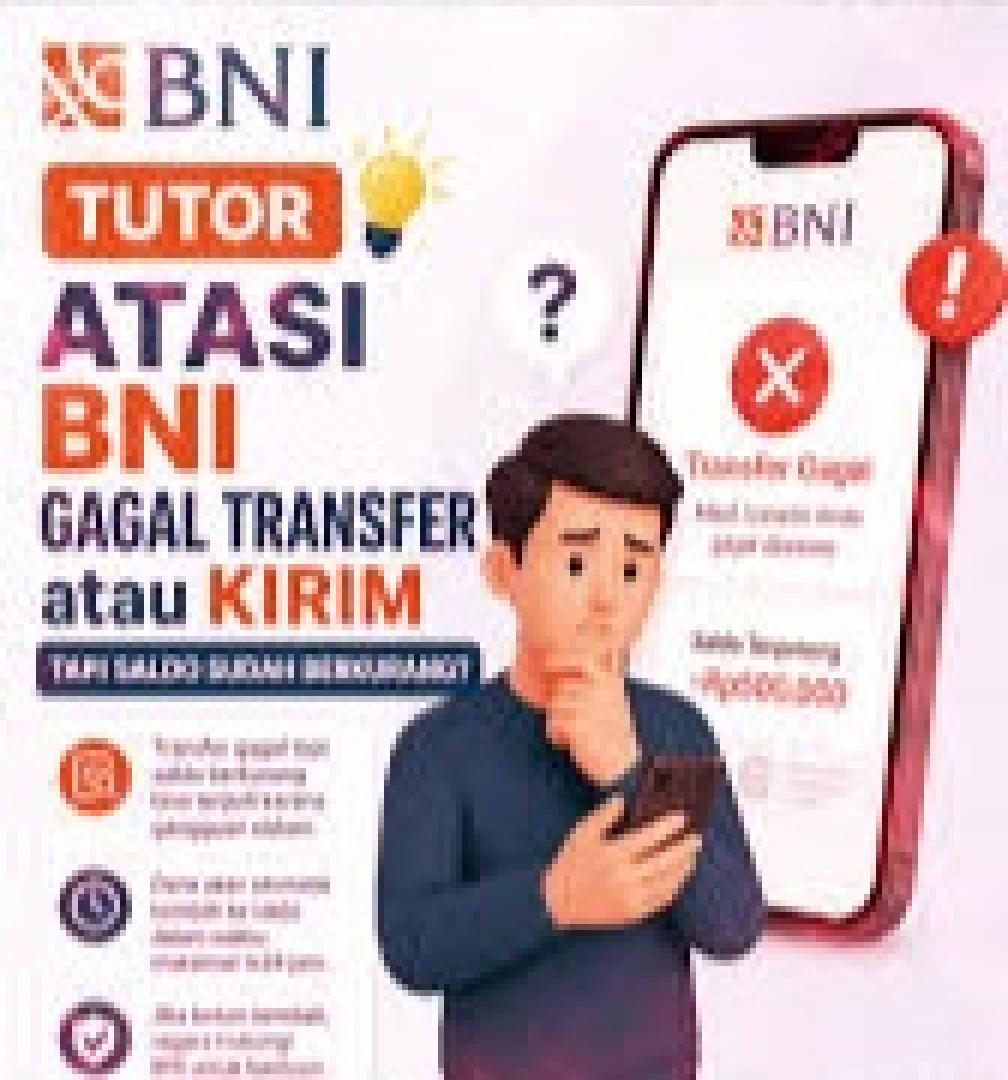 Cara mengatasi jika BNI Salah transfer atau gagal transfer tapi saldo terpotong