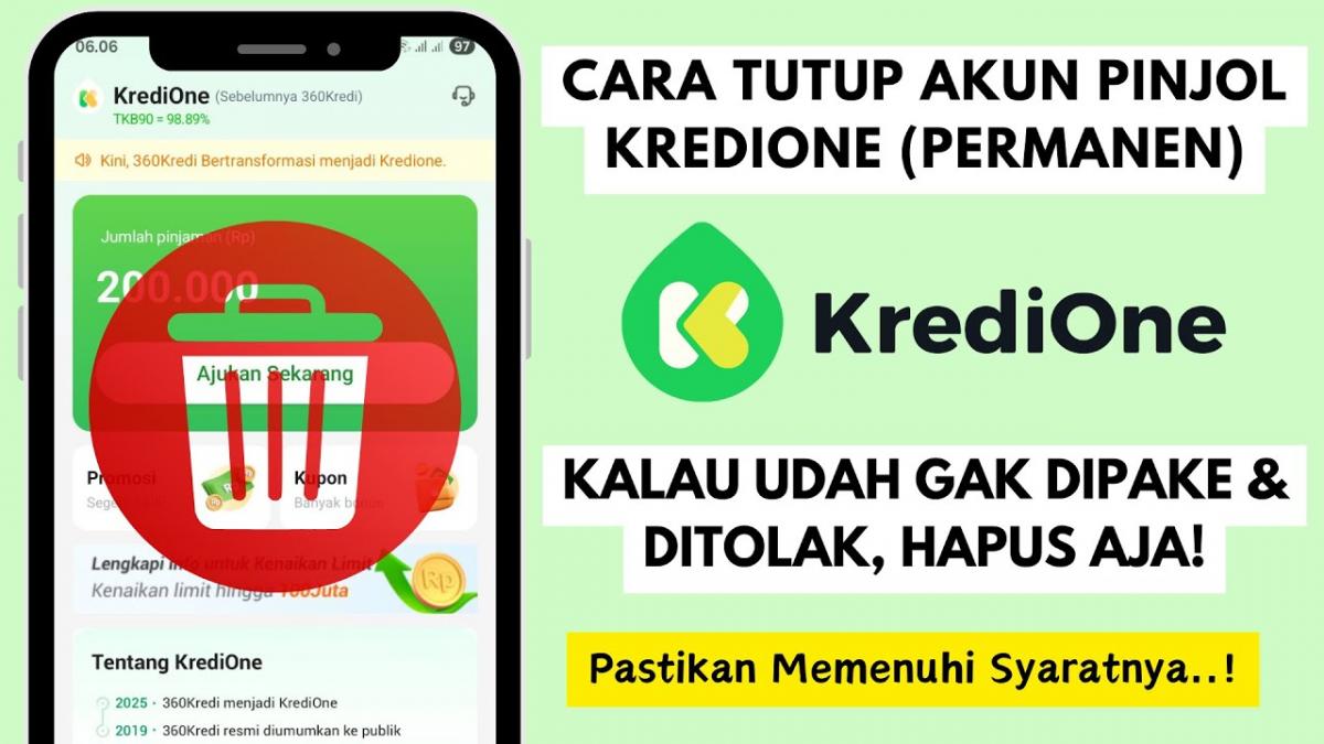 Cara pembatalan Pengajuan Pinjaman KREDIONE