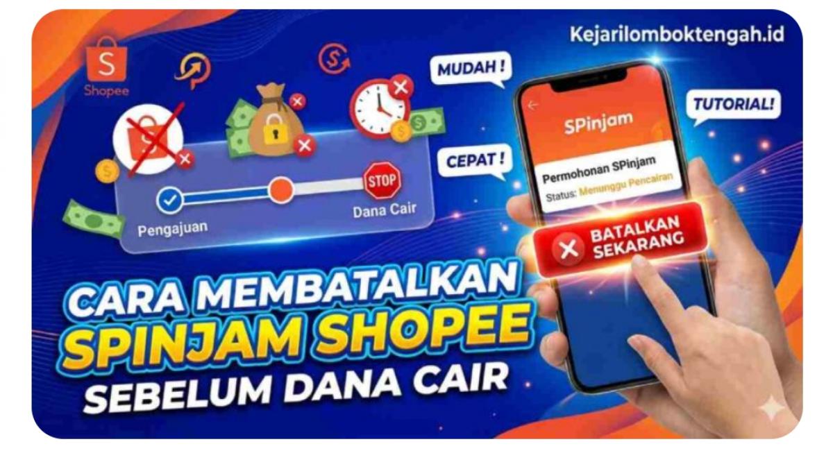 Cara pembatalan SPinjam 