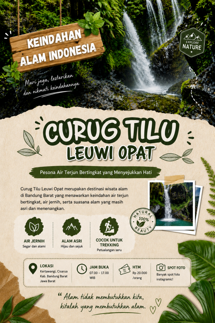 Curug Tilu Leuwi Opat
