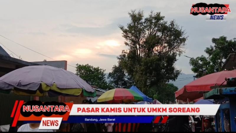 Hari Kamis merupakan hari yang ditunggu oleh para pedagang UMKM dan para pengunjung setia Pasar Kamis di Soreang Bandung
