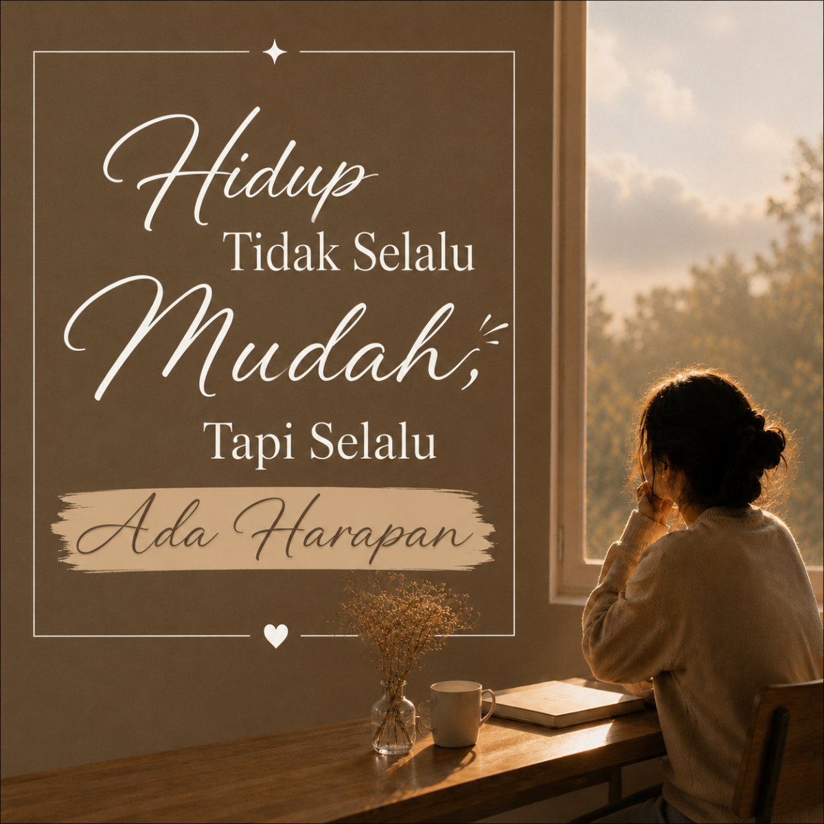 Hidup Tidak Selalu Mudah Tapi Selalu Ada Harapan