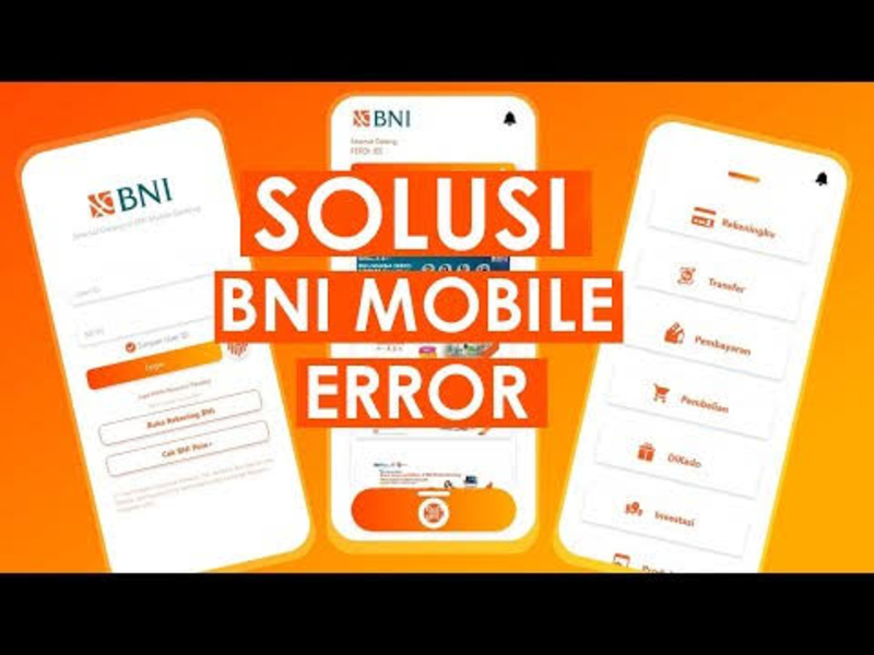 INFO CARA buka Blokir Wondr bank BNi mobile Banking terblokir