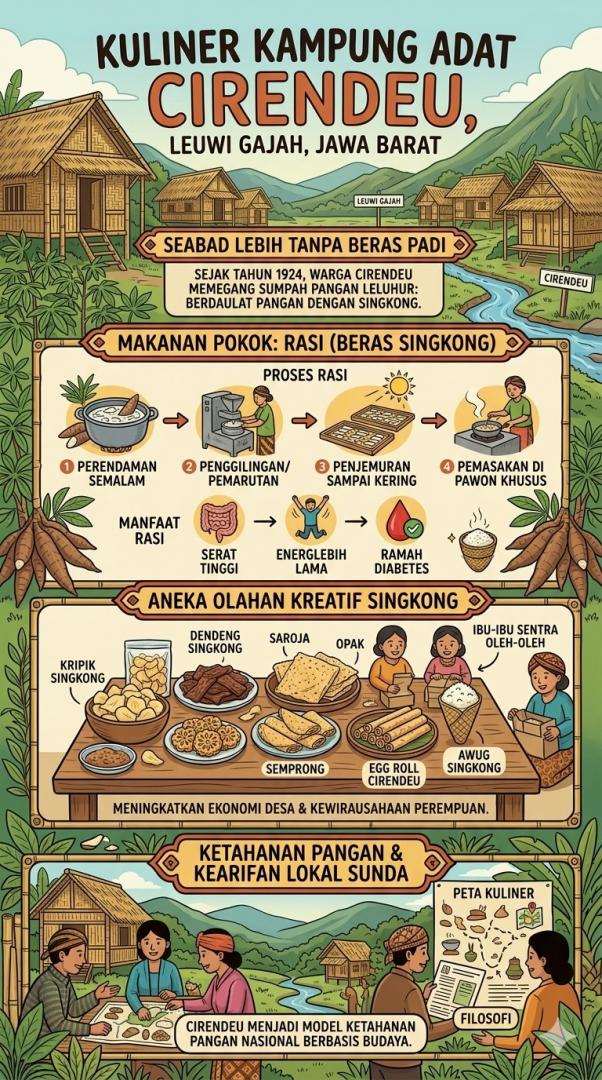 KONTEN GAMBAR (KULINER KAMPUNG ADAT CIRENDEU)