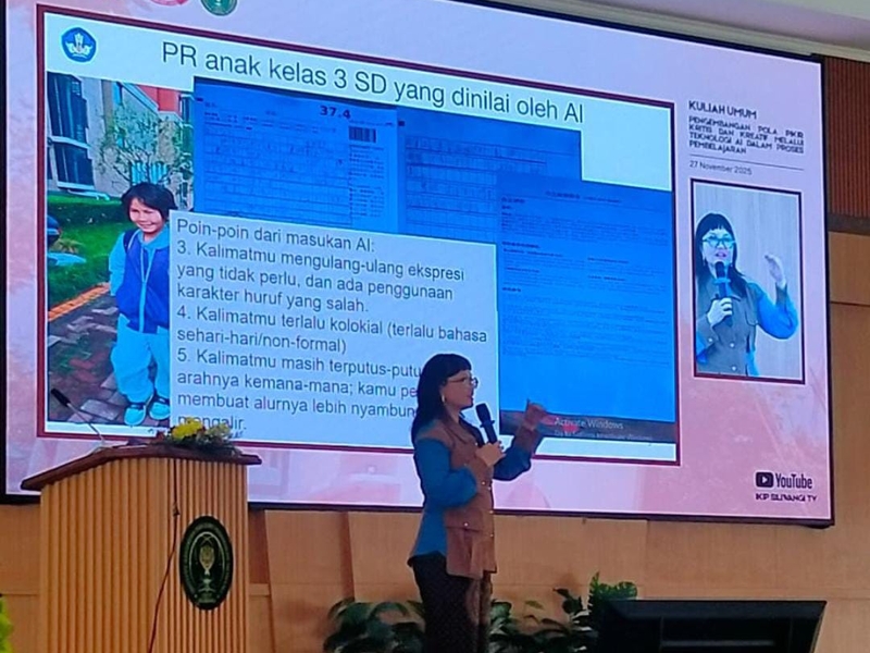 Kuliah Umum Prof Stella Christie di IKIP Siliwangi Mengupas Cara Bijak Memanfaatkan AI agar Pembelajaran Lebih Bermakna