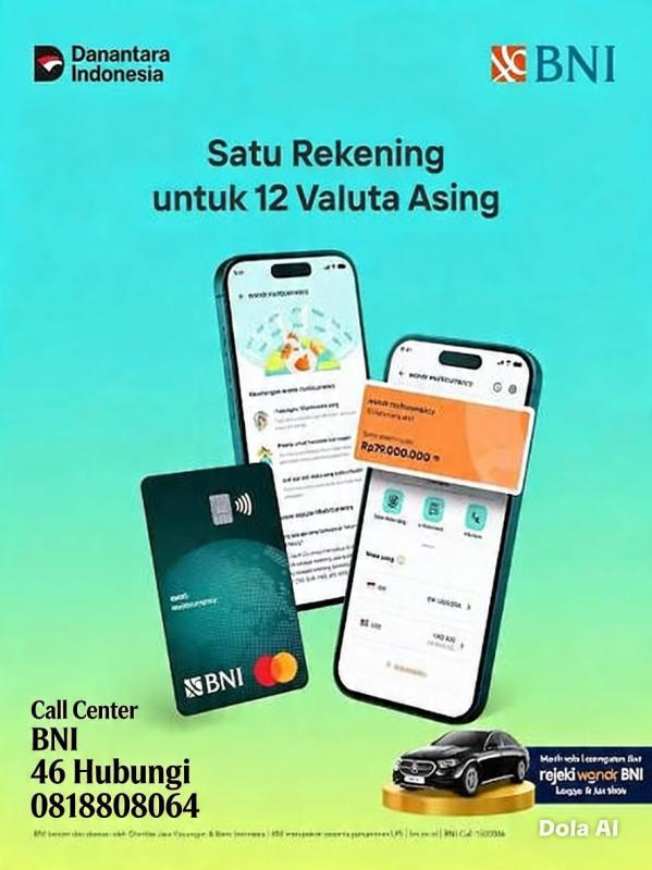 Layanan Call Center BNI46 Bebas Pulsa