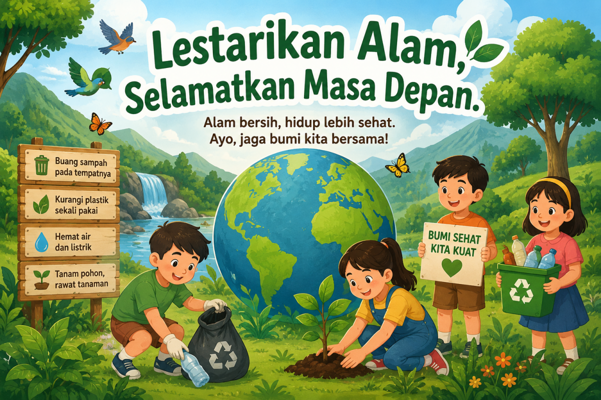 Lestarikan alam, selamatkan masa depan
