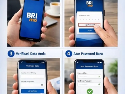 Lupa pin BRImo 3 kali salah tanpa ke bank     