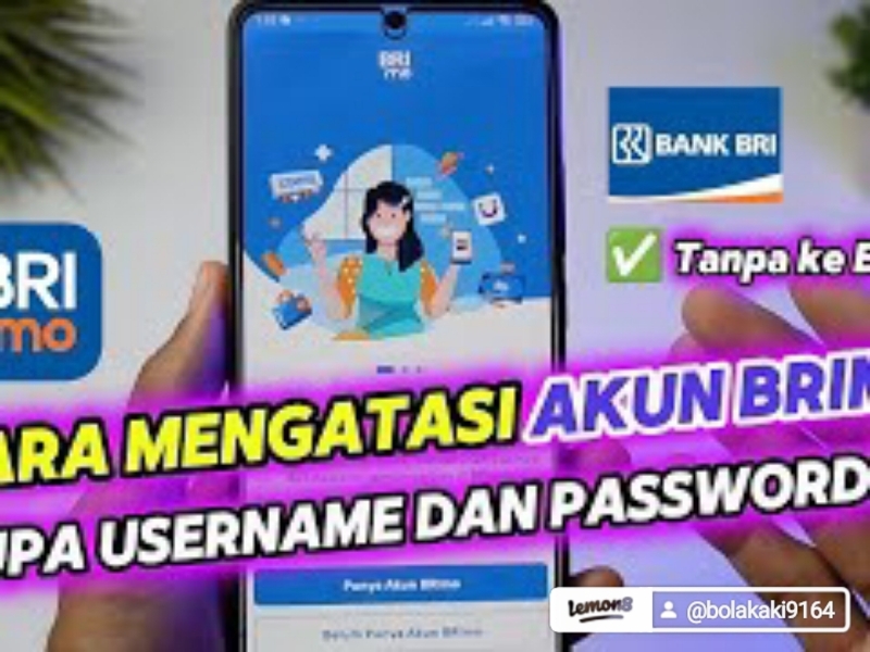 Lupa pin brimo tanpa ke bank