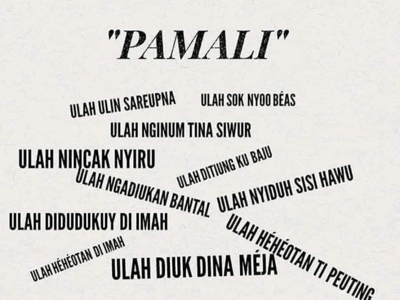 Nilai Moral dalam “Pamali” sebagai Bentuk Kearifan Lokal dalam Kehidupan Masyarakat Sunda 