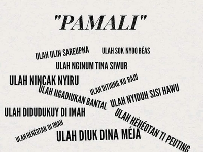 Nilai Moral dalam “Pamali” sebagai Bentuk Kearifan Lokal dalam Kehidupan Masyarakat Sunda  