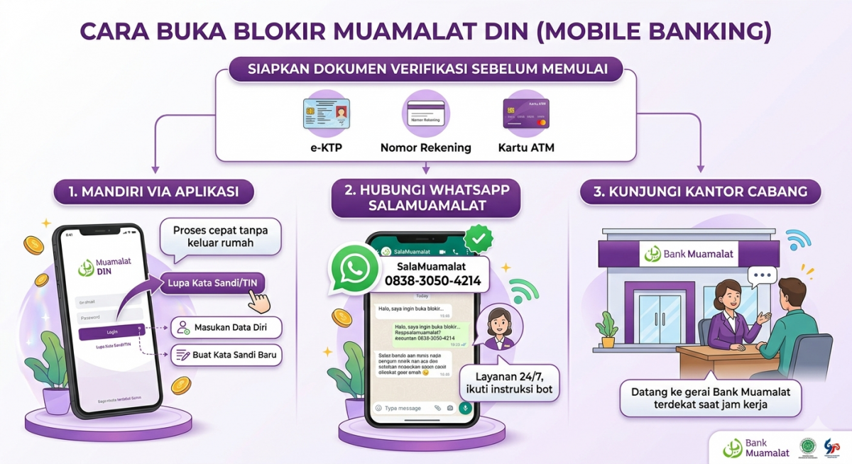 Nomor WhatsApp bank Muamalat Indonesia
