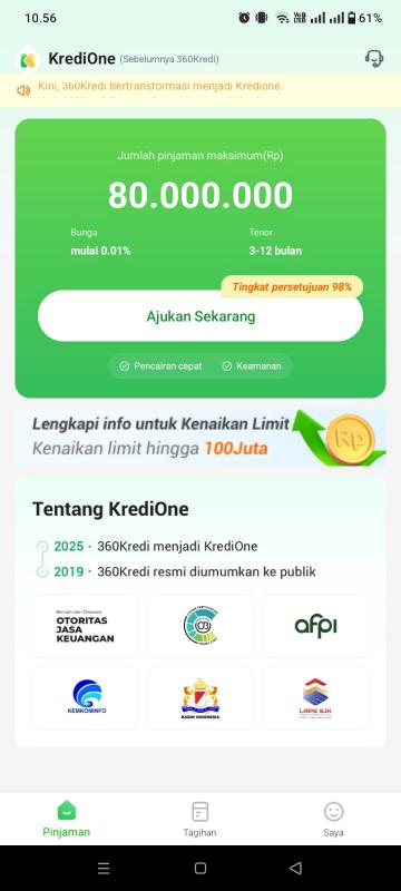 Panduan cara menghapus akun kredione, Berikut cara menonaktifkan data kredione