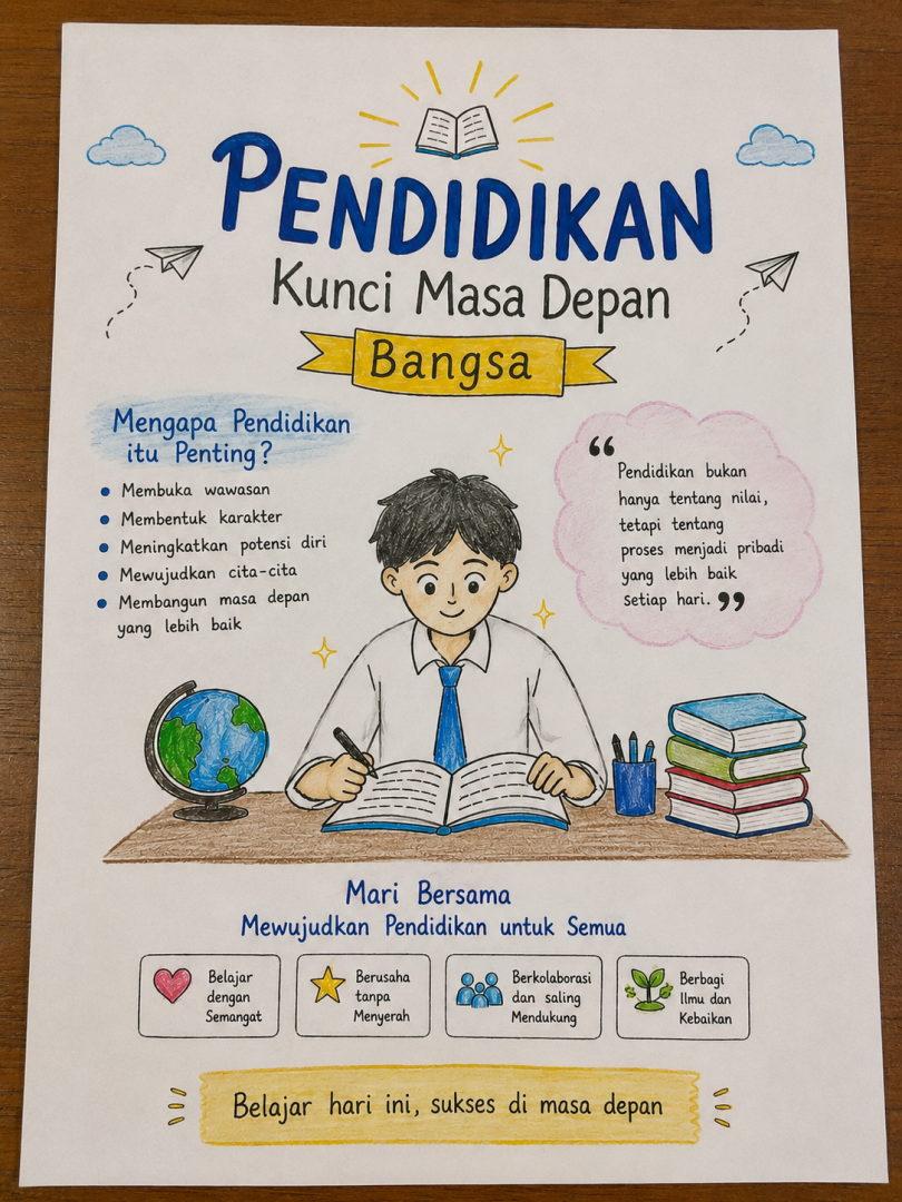 Pendidikan kunci masa depan 