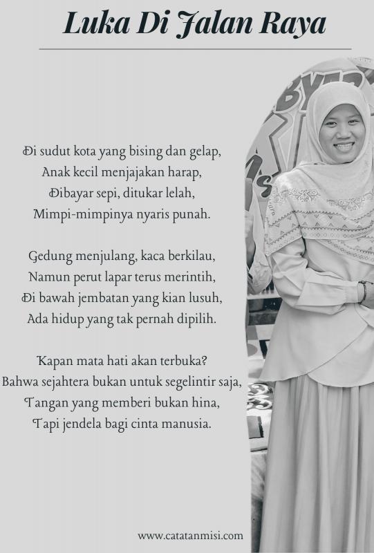 Puisi luka di jalan raya