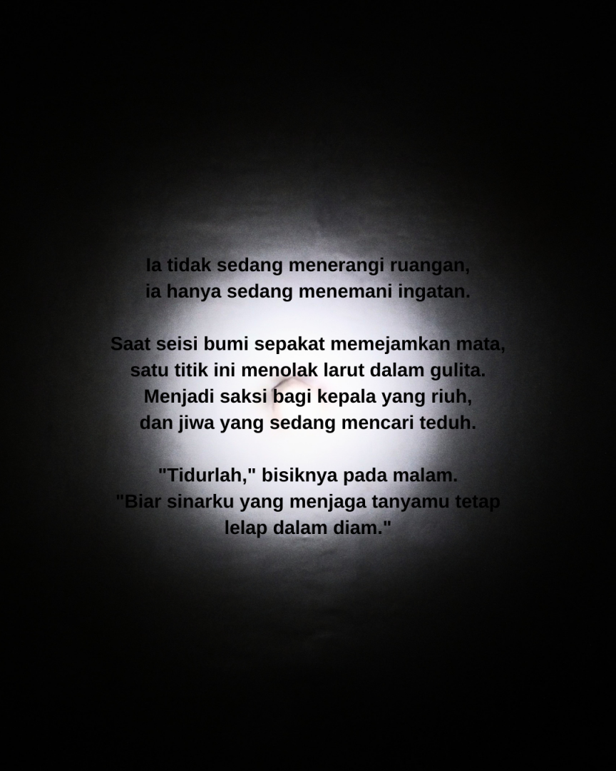 Redup bukan berarti tidak hidup 
