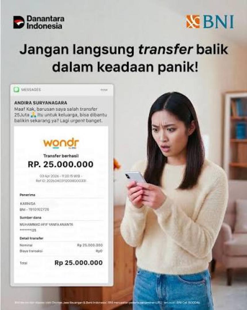 Salah transfer bni Mobile banking apa bisa dikembalikan