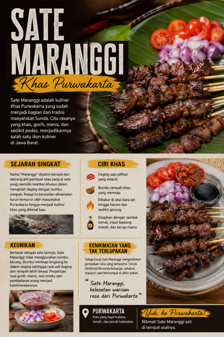Sate Maranggi Makanan Khas Purwakarta 