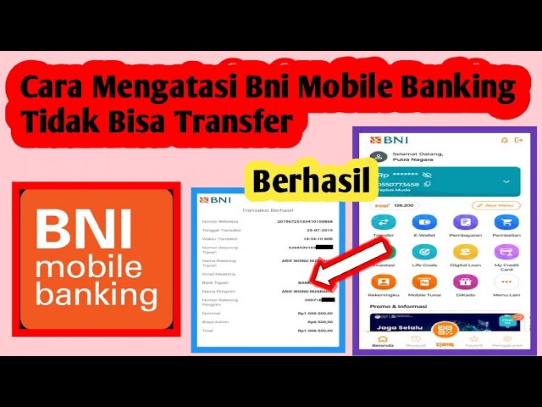 Solusi Salah transfer BNI Mobile atau Transfer BNI Gagal Solusi nya