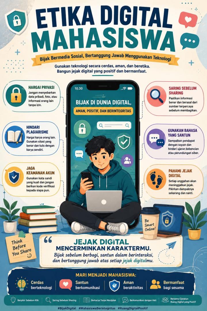 Stop Scroll! Ini 6 Prinsip Etika Digital yang WAJIB Diketahui 