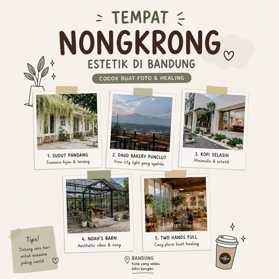 Tempat Nongkrong Estetik Di Bandung