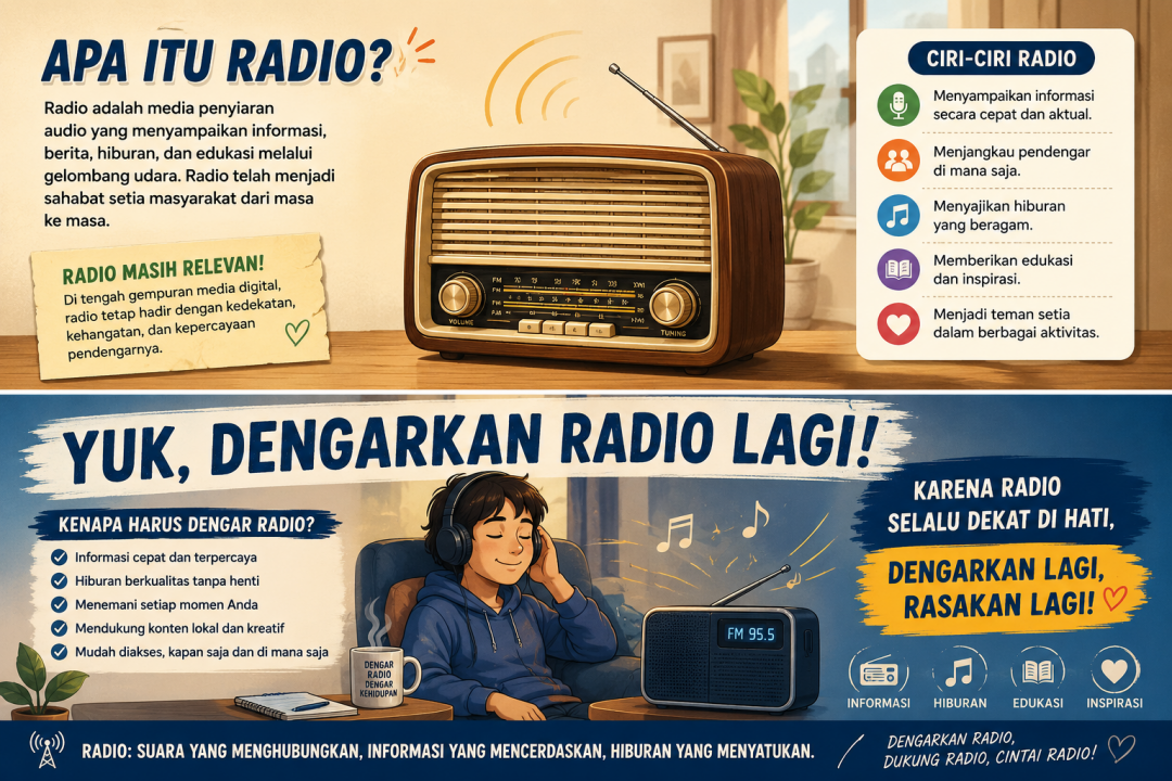 YUK, DENGARKAN RADIO LAGI!         
